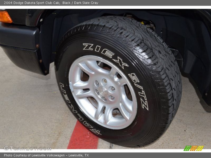 Black / Dark Slate Gray 2004 Dodge Dakota Sport Club Cab