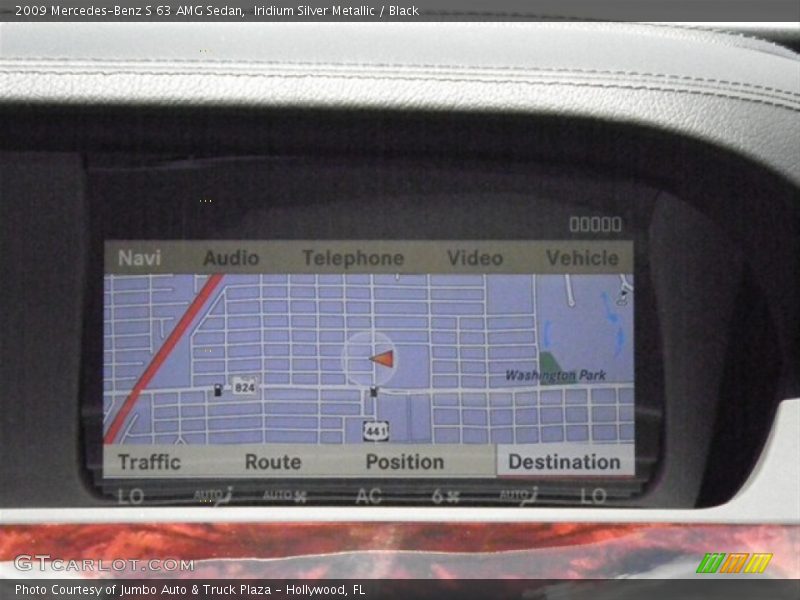 Iridium Silver Metallic / Black 2009 Mercedes-Benz S 63 AMG Sedan