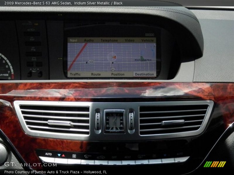 Iridium Silver Metallic / Black 2009 Mercedes-Benz S 63 AMG Sedan