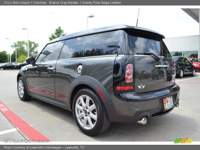 Eclipse Gray Metallic / Gravity Polar Beige Leather 2011 Mini Cooper S Clubman