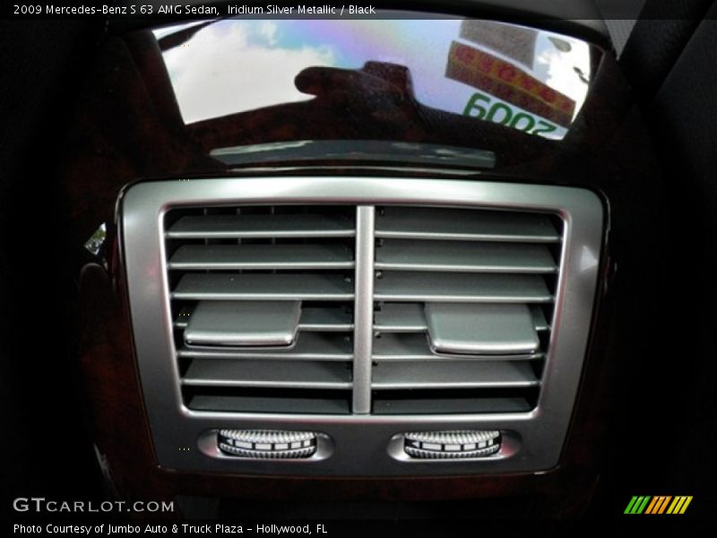 Iridium Silver Metallic / Black 2009 Mercedes-Benz S 63 AMG Sedan