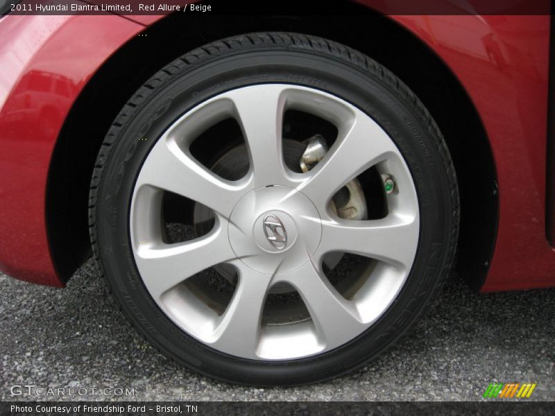Red Allure / Beige 2011 Hyundai Elantra Limited