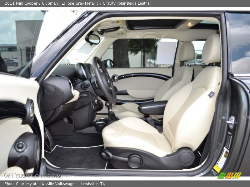  2011 Cooper S Clubman Gravity Polar Beige Leather Interior