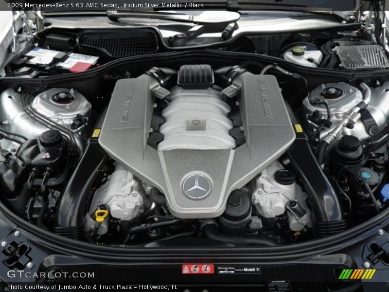  2009 S 63 AMG Sedan Engine - 6.3 Liter AMG DOHC 32-Valve VVT V8