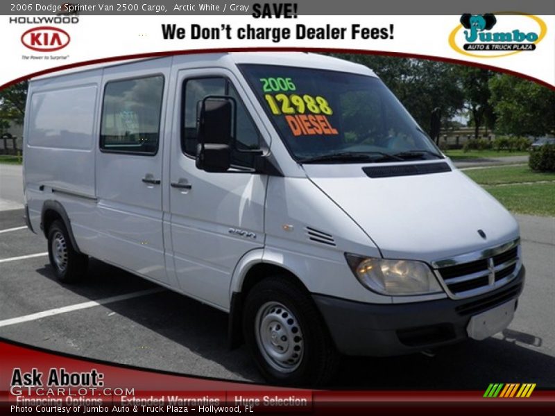 Arctic White / Gray 2006 Dodge Sprinter Van 2500 Cargo