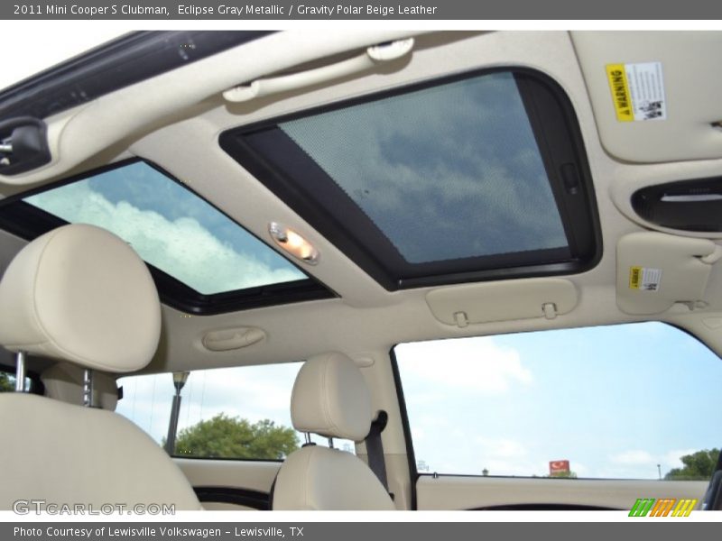 Sunroof of 2011 Cooper S Clubman