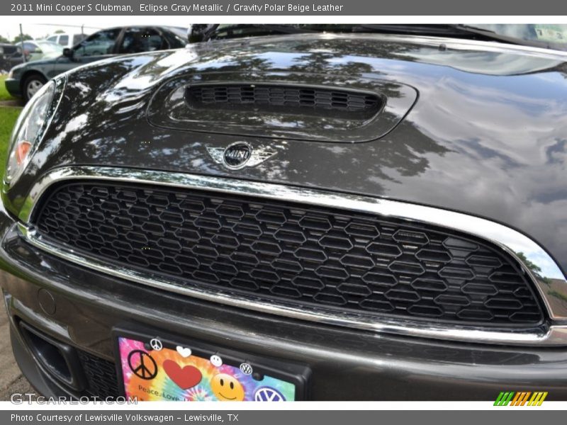 Eclipse Gray Metallic / Gravity Polar Beige Leather 2011 Mini Cooper S Clubman