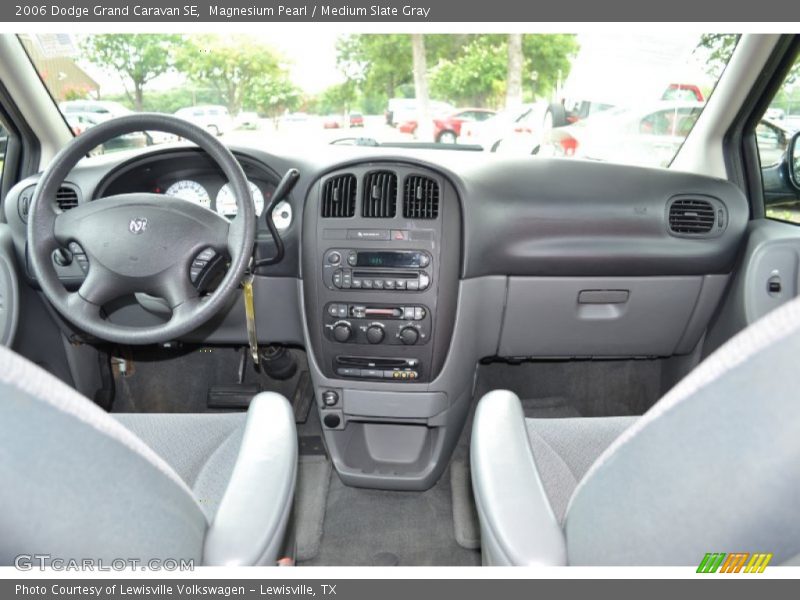 Magnesium Pearl / Medium Slate Gray 2006 Dodge Grand Caravan SE