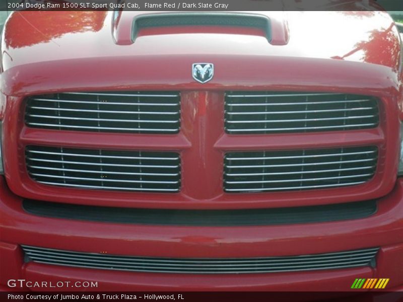 Flame Red / Dark Slate Gray 2004 Dodge Ram 1500 SLT Sport Quad Cab