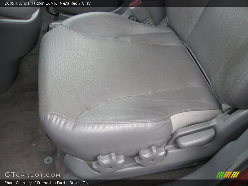 Mesa Red / Gray 2005 Hyundai Tucson LX V6