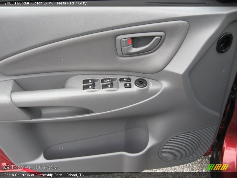 Mesa Red / Gray 2005 Hyundai Tucson LX V6
