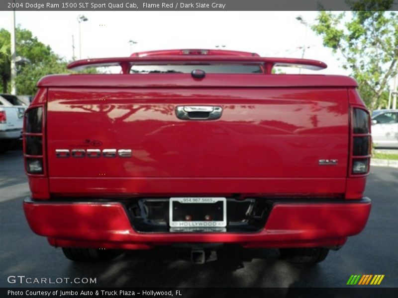 Flame Red / Dark Slate Gray 2004 Dodge Ram 1500 SLT Sport Quad Cab