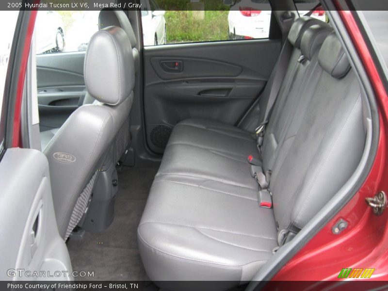 Mesa Red / Gray 2005 Hyundai Tucson LX V6