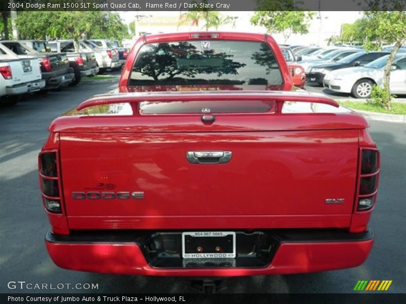 Flame Red / Dark Slate Gray 2004 Dodge Ram 1500 SLT Sport Quad Cab