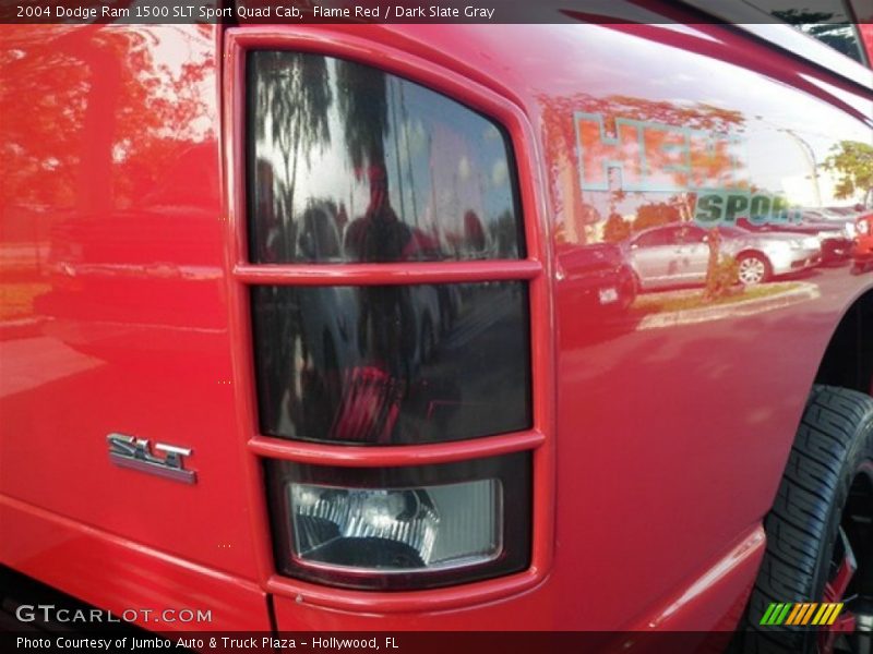 Flame Red / Dark Slate Gray 2004 Dodge Ram 1500 SLT Sport Quad Cab