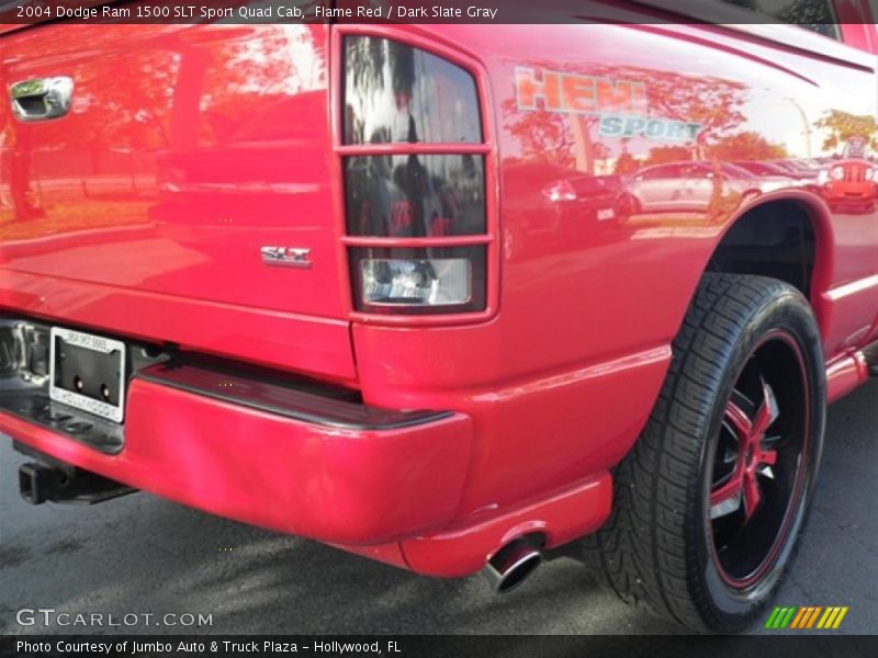 Flame Red / Dark Slate Gray 2004 Dodge Ram 1500 SLT Sport Quad Cab