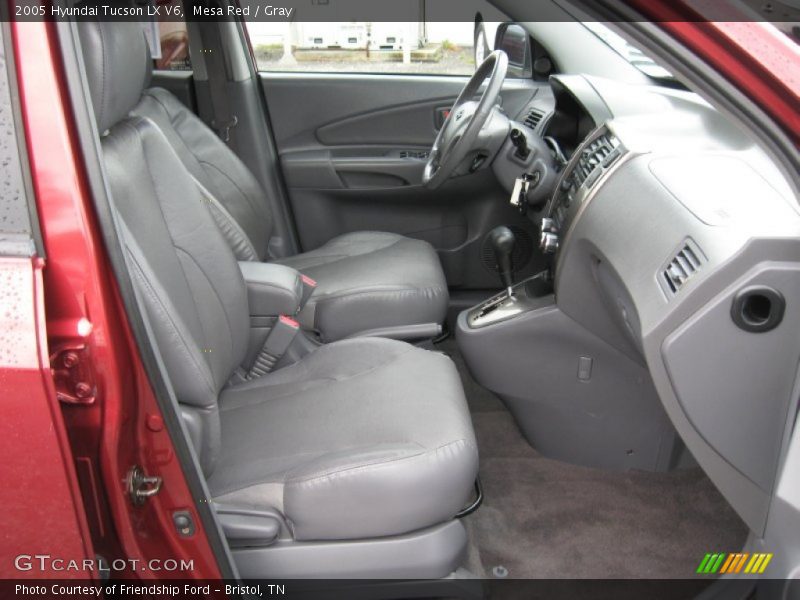 Mesa Red / Gray 2005 Hyundai Tucson LX V6