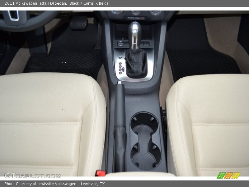 Black / Cornsilk Beige 2011 Volkswagen Jetta TDI Sedan