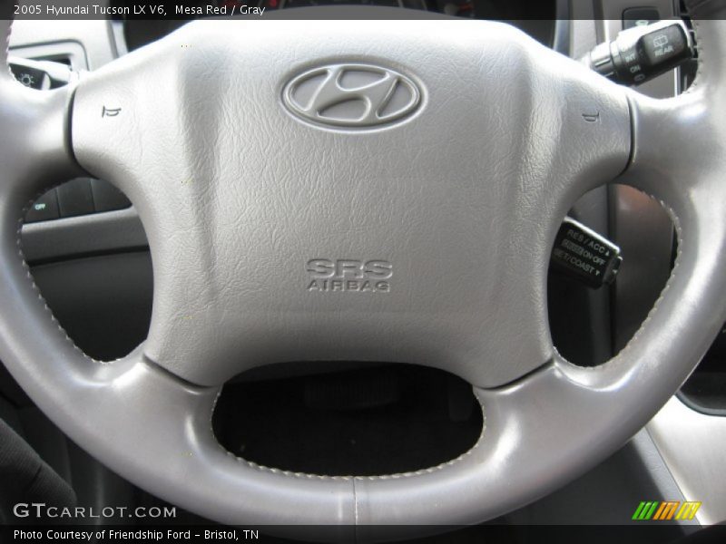 Mesa Red / Gray 2005 Hyundai Tucson LX V6