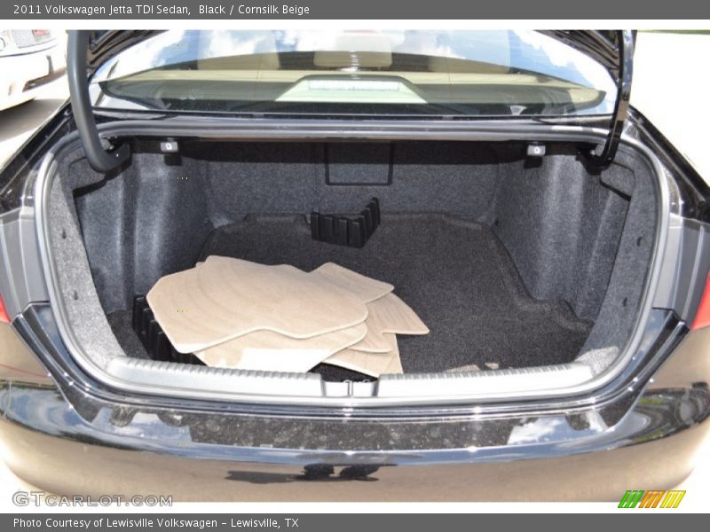 Black / Cornsilk Beige 2011 Volkswagen Jetta TDI Sedan