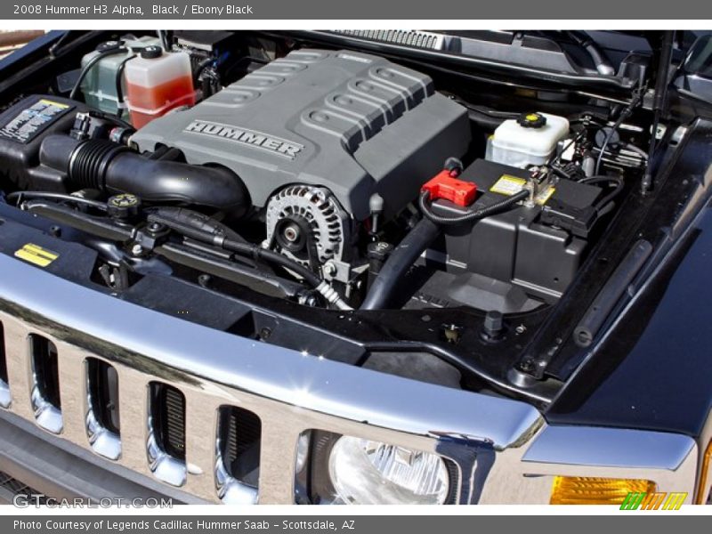 Black / Ebony Black 2008 Hummer H3 Alpha