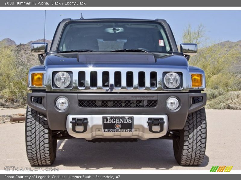 Black / Ebony Black 2008 Hummer H3 Alpha