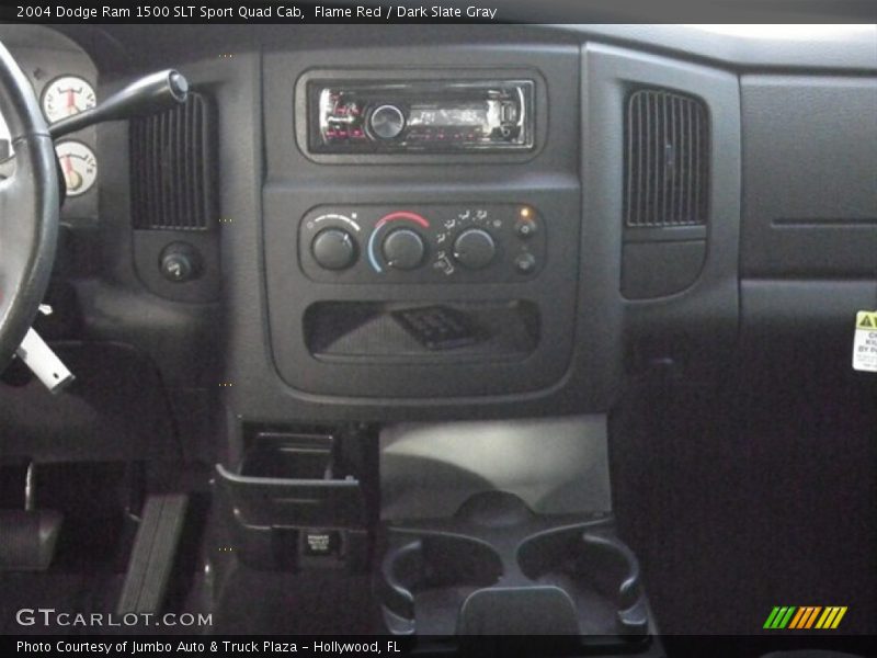Flame Red / Dark Slate Gray 2004 Dodge Ram 1500 SLT Sport Quad Cab