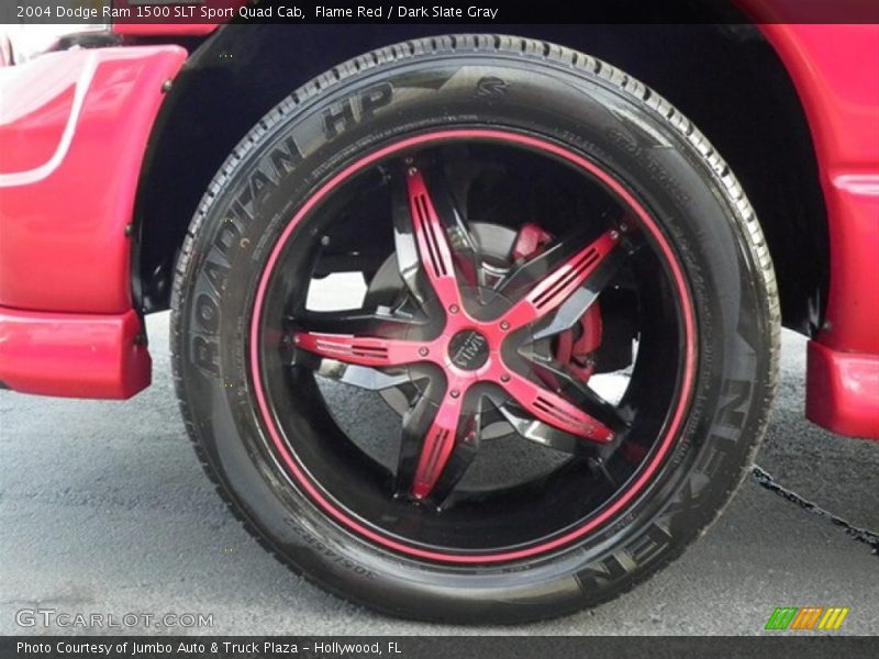 Flame Red / Dark Slate Gray 2004 Dodge Ram 1500 SLT Sport Quad Cab
