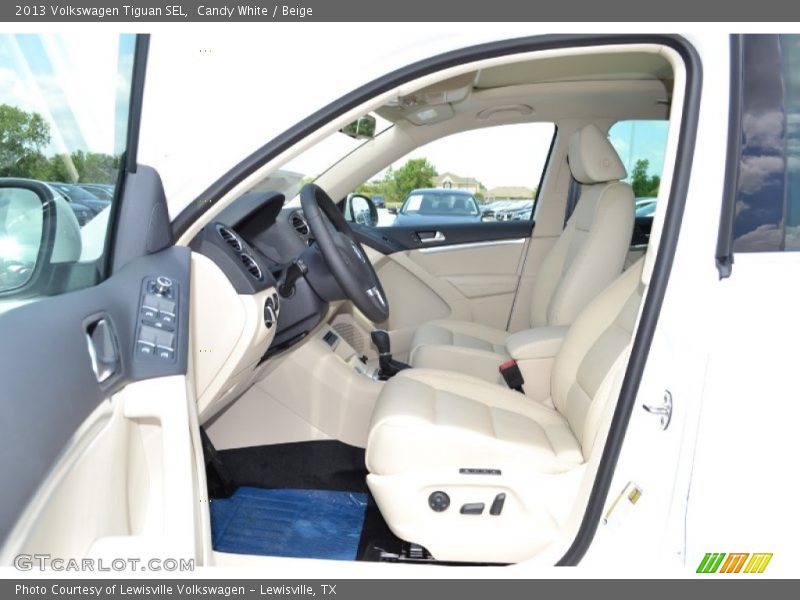  2013 Tiguan SEL Beige Interior