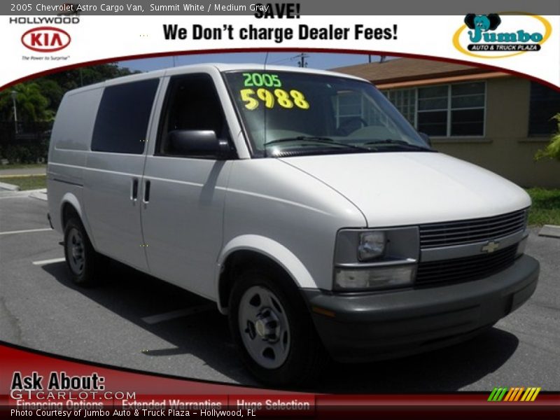 Summit White / Medium Gray 2005 Chevrolet Astro Cargo Van