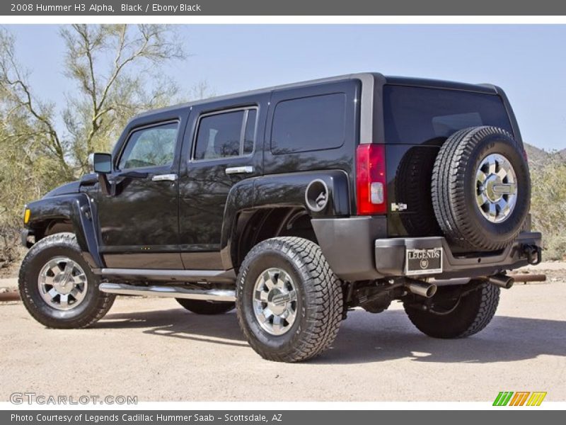 Black / Ebony Black 2008 Hummer H3 Alpha