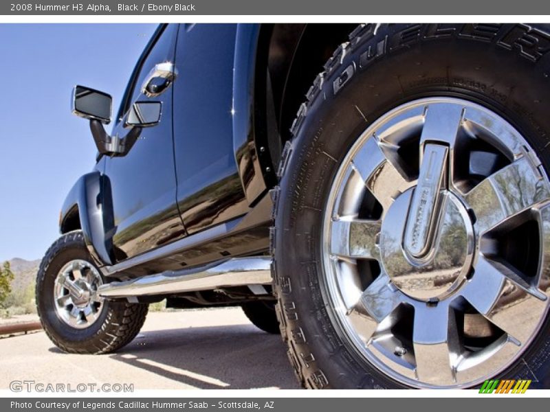 Black / Ebony Black 2008 Hummer H3 Alpha