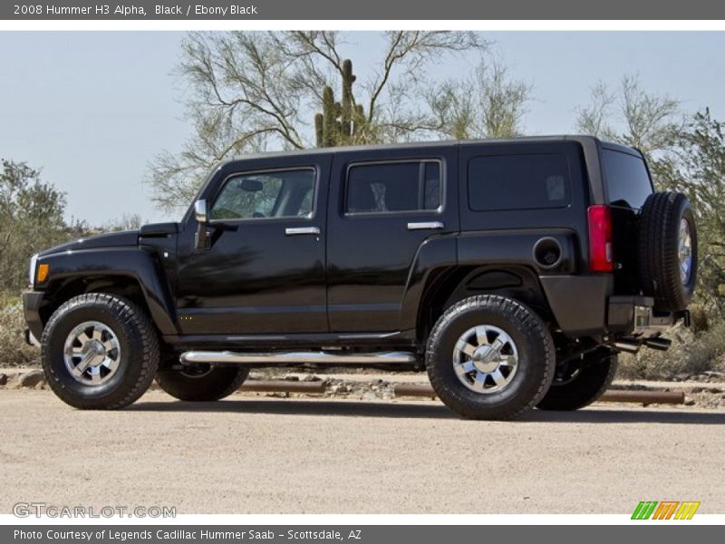 Black / Ebony Black 2008 Hummer H3 Alpha
