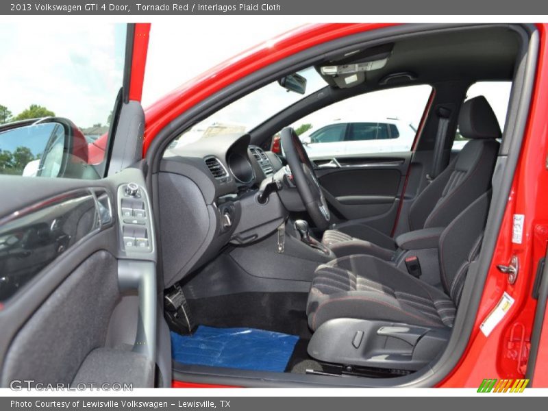  2013 GTI 4 Door Interlagos Plaid Cloth Interior