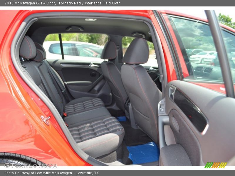  2013 GTI 4 Door Interlagos Plaid Cloth Interior