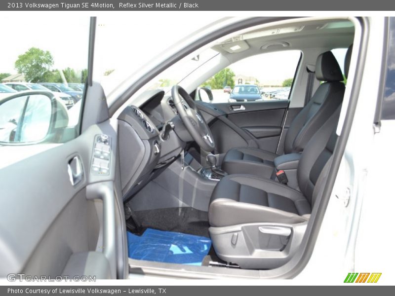 Reflex Silver Metallic / Black 2013 Volkswagen Tiguan SE 4Motion
