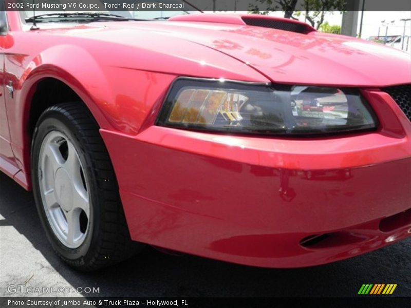 Torch Red / Dark Charcoal 2002 Ford Mustang V6 Coupe
