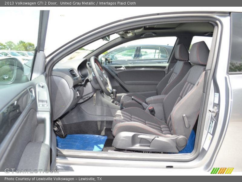 United Gray Metallic / Interlagos Plaid Cloth 2013 Volkswagen GTI 2 Door