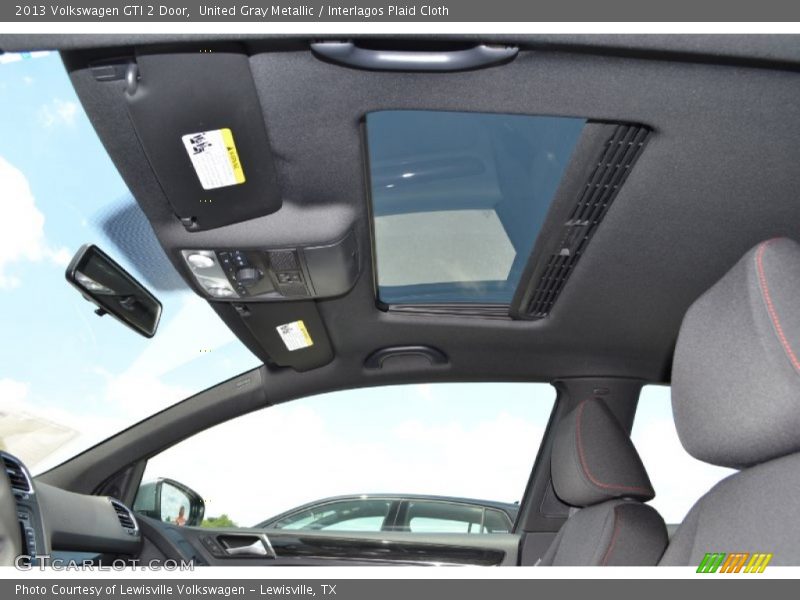 United Gray Metallic / Interlagos Plaid Cloth 2013 Volkswagen GTI 2 Door