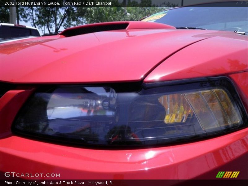 Torch Red / Dark Charcoal 2002 Ford Mustang V6 Coupe