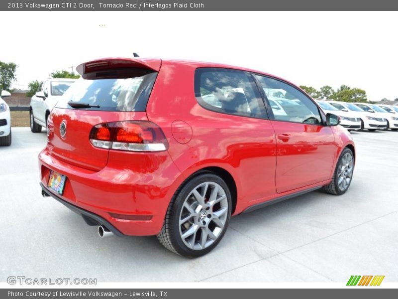 Tornado Red / Interlagos Plaid Cloth 2013 Volkswagen GTI 2 Door