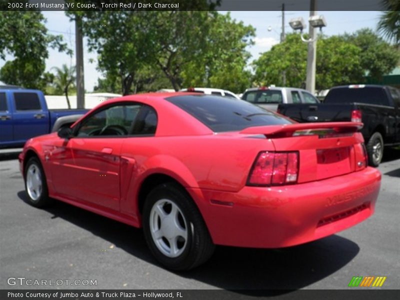 Torch Red / Dark Charcoal 2002 Ford Mustang V6 Coupe