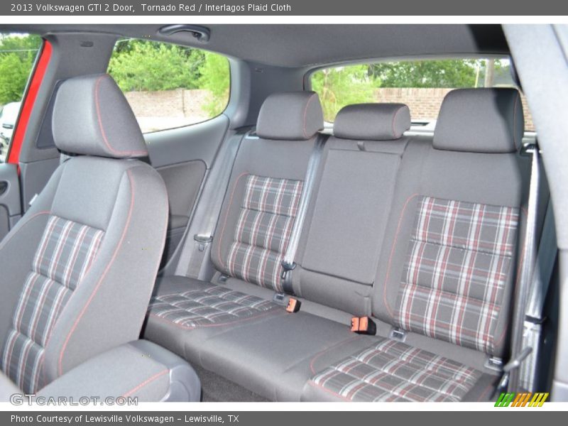 Rear Seat of 2013 GTI 2 Door