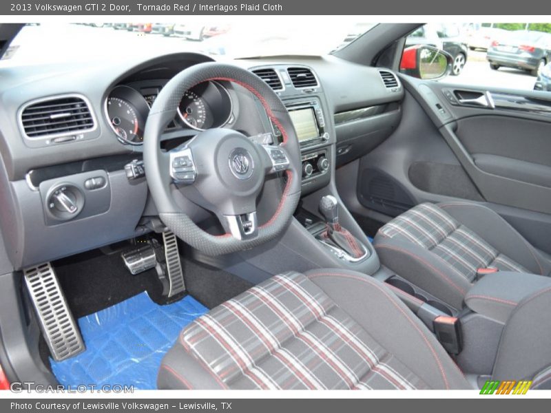 Interlagos Plaid Cloth Interior - 2013 GTI 2 Door 
