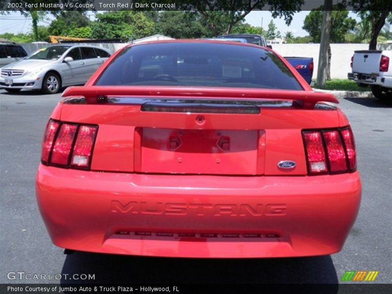 Torch Red / Dark Charcoal 2002 Ford Mustang V6 Coupe