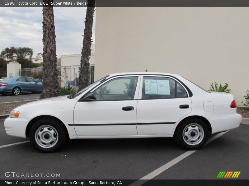  1998 Corolla CE Super White