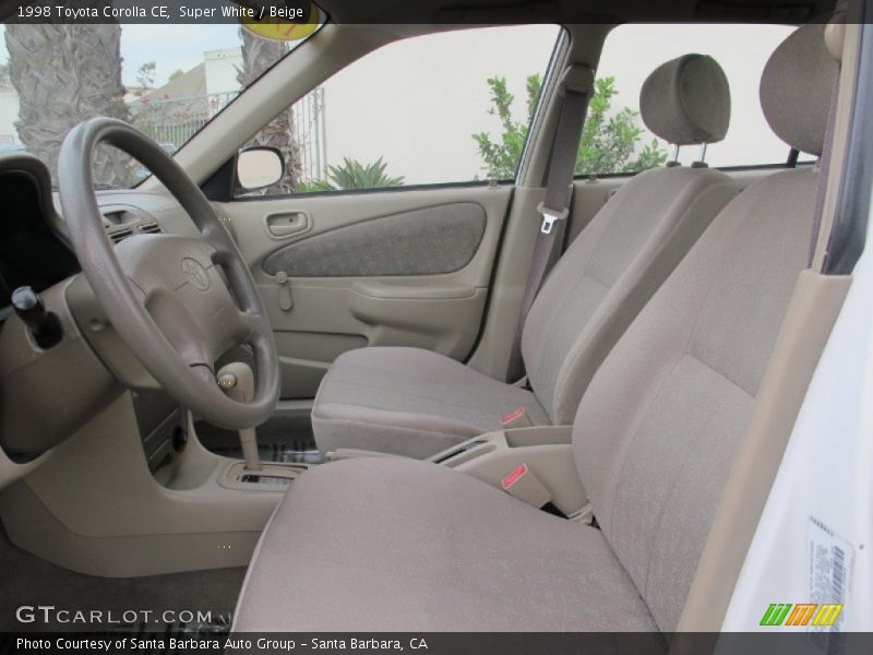  1998 Corolla CE Beige Interior