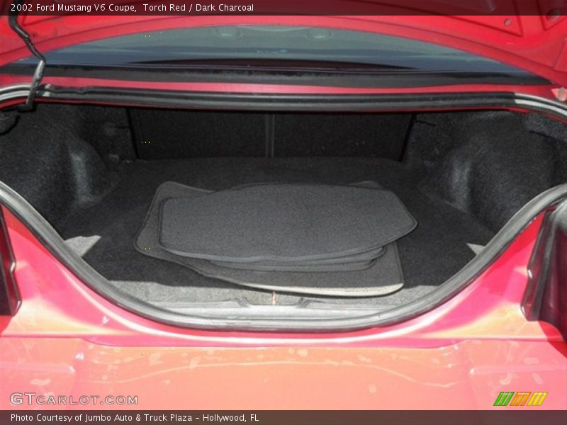 Torch Red / Dark Charcoal 2002 Ford Mustang V6 Coupe
