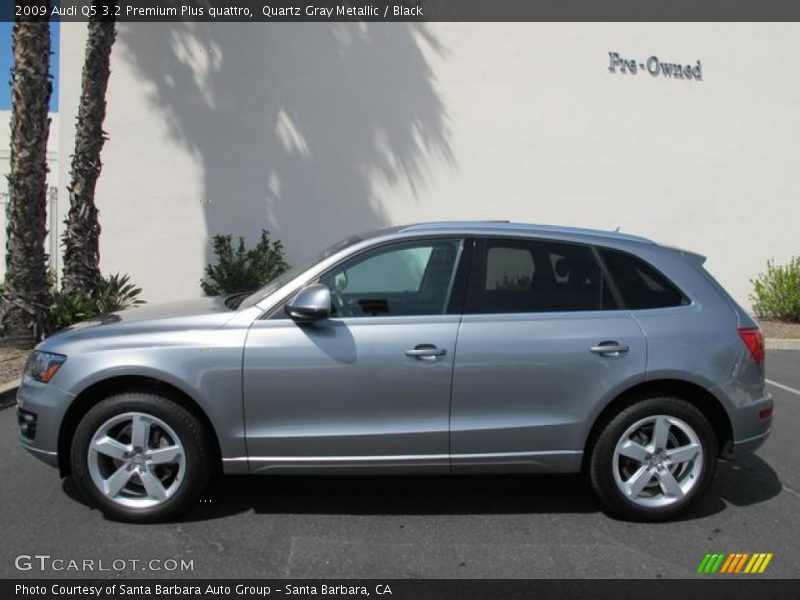 Quartz Gray Metallic / Black 2009 Audi Q5 3.2 Premium Plus quattro