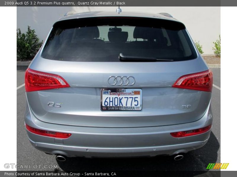 Quartz Gray Metallic / Black 2009 Audi Q5 3.2 Premium Plus quattro